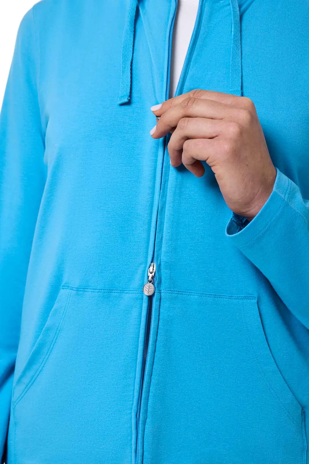 Women's Seaside Hoodie | Malibu Blue
