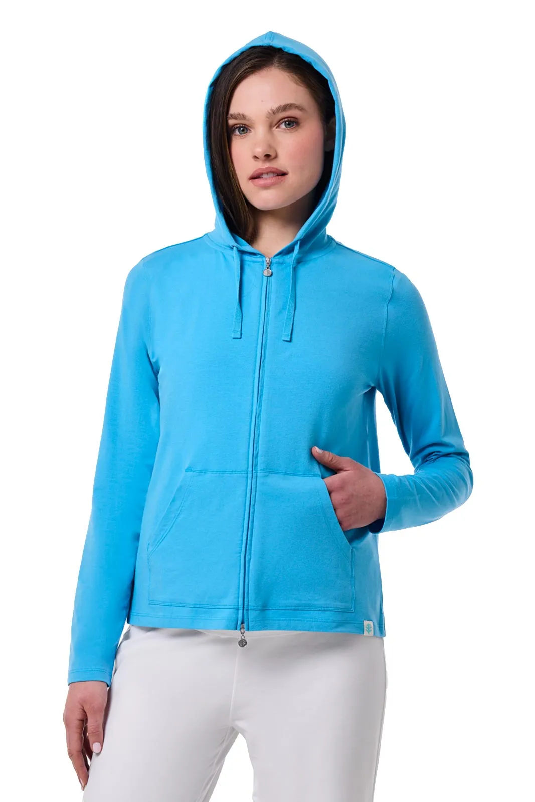 Women's Seaside Hoodie | Malibu Blue