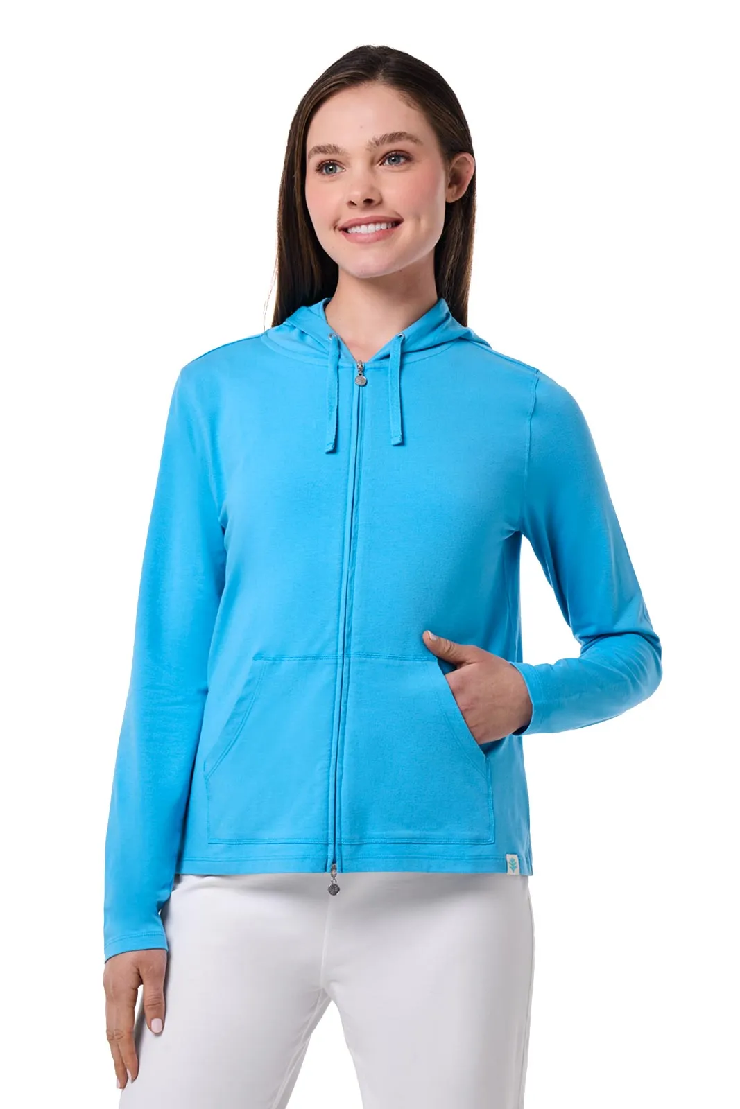 Women's Seaside Hoodie | Malibu Blue