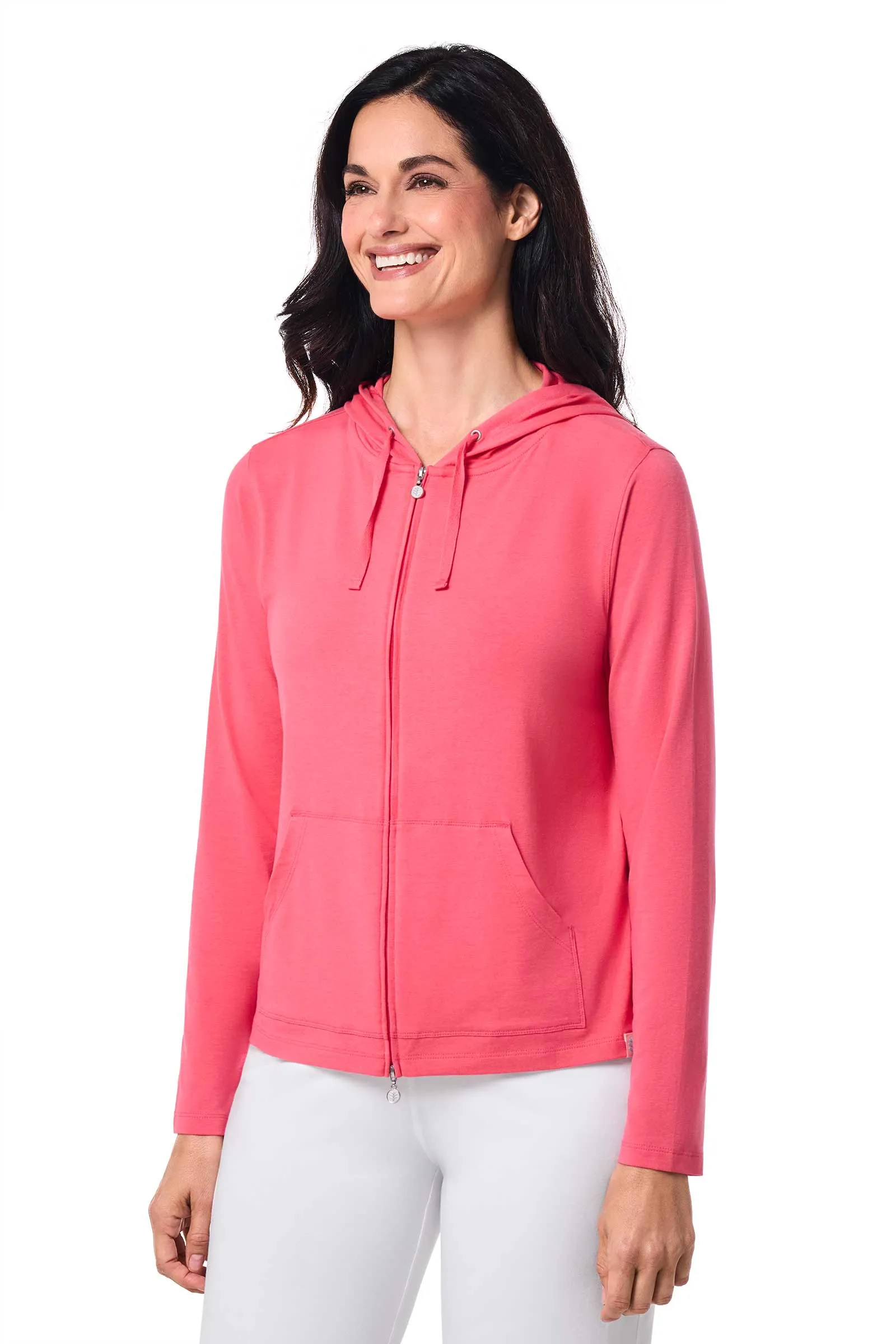 Women's Seaside Hoodie | Sunkist Coral