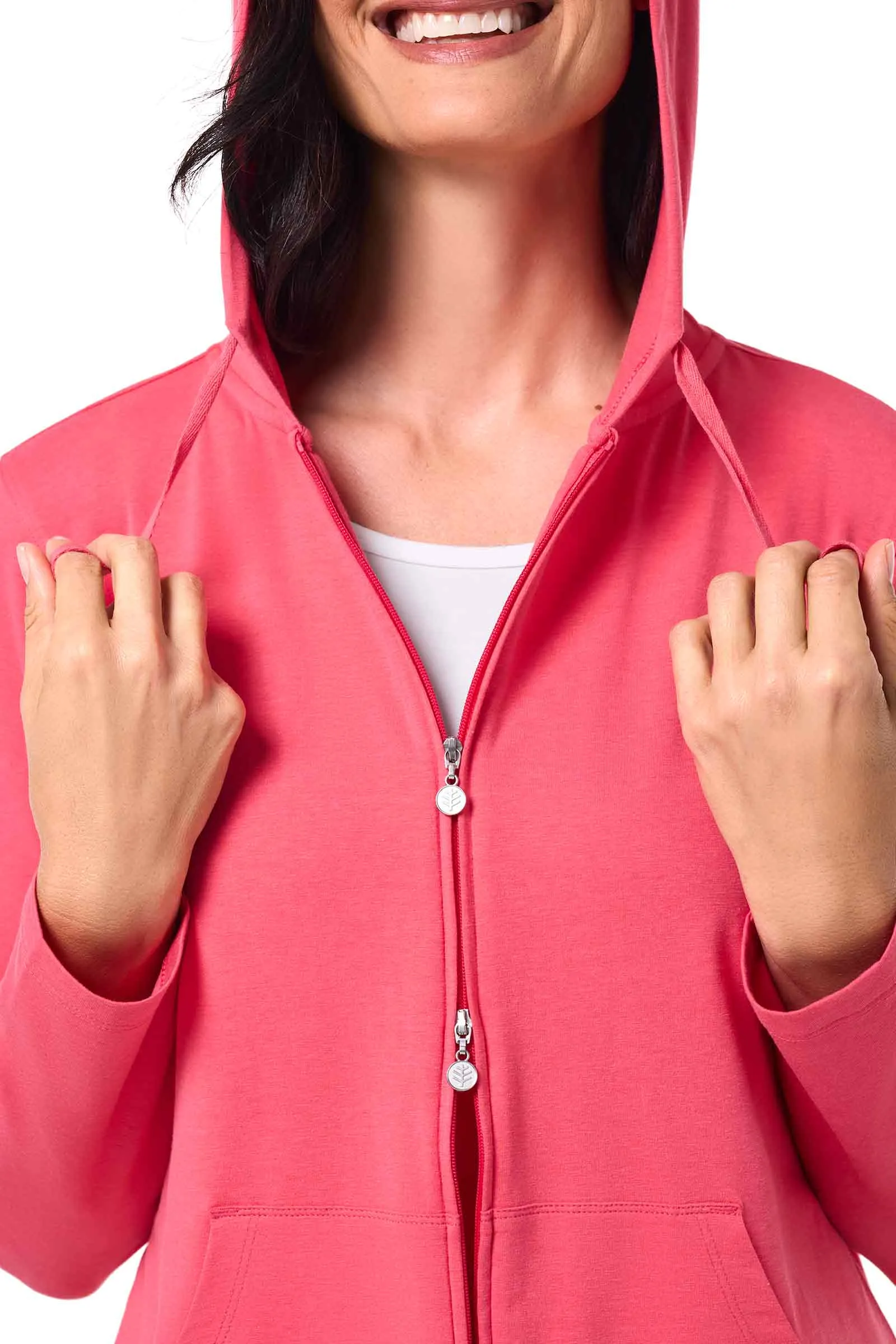 Women's Seaside Hoodie | Sunkist Coral