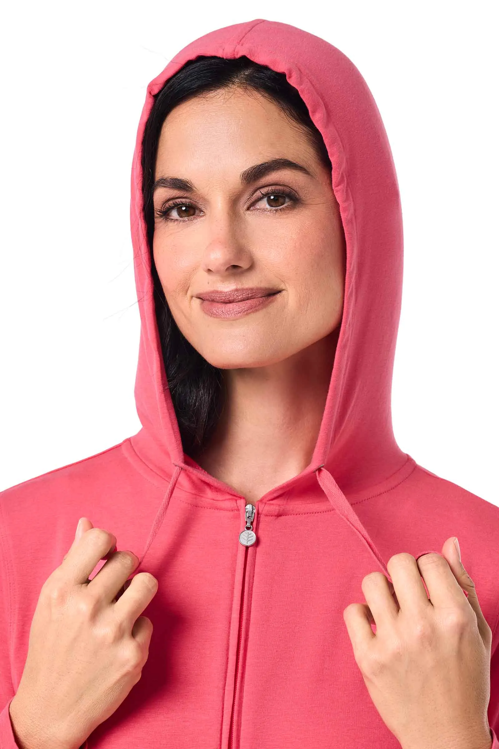 Women's Seaside Hoodie | Sunkist Coral