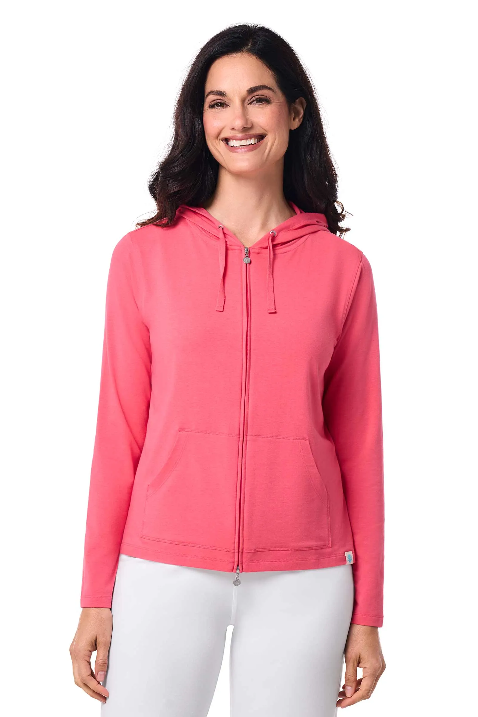 Women's Seaside Hoodie | Sunkist Coral
