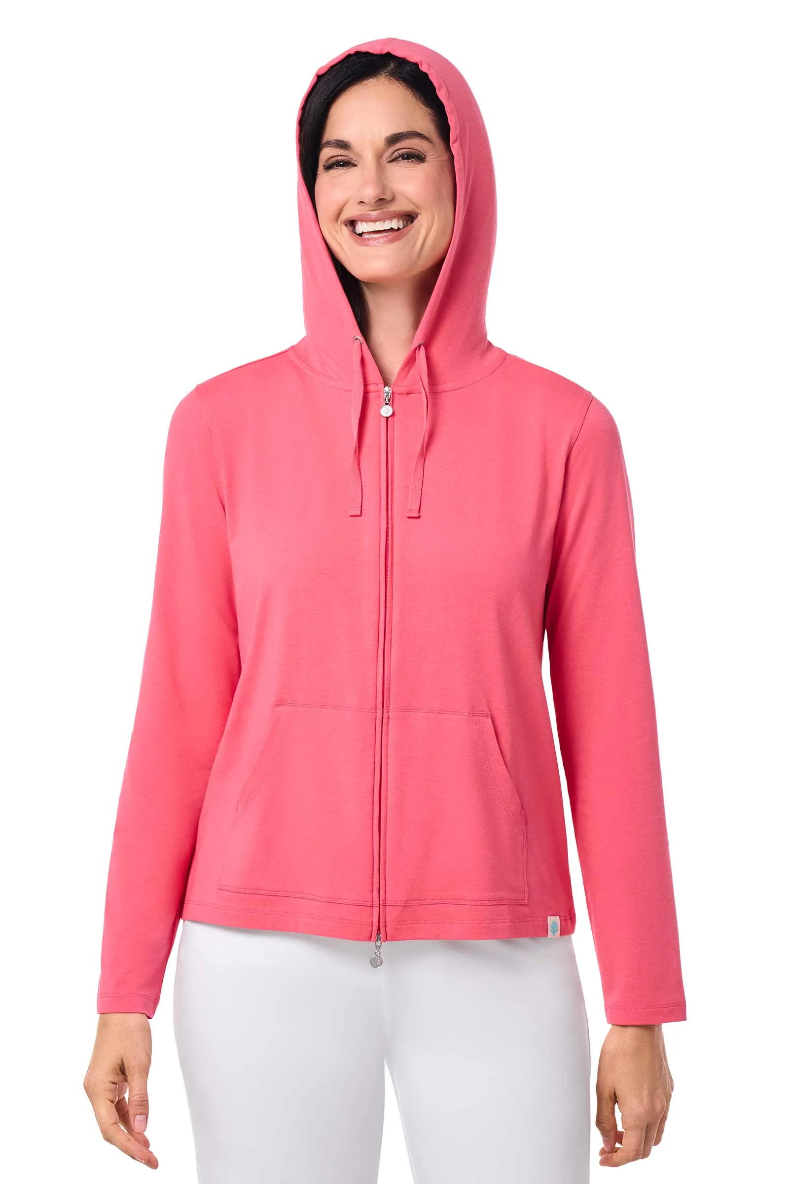 Women's Seaside Hoodie | Sunkist Coral