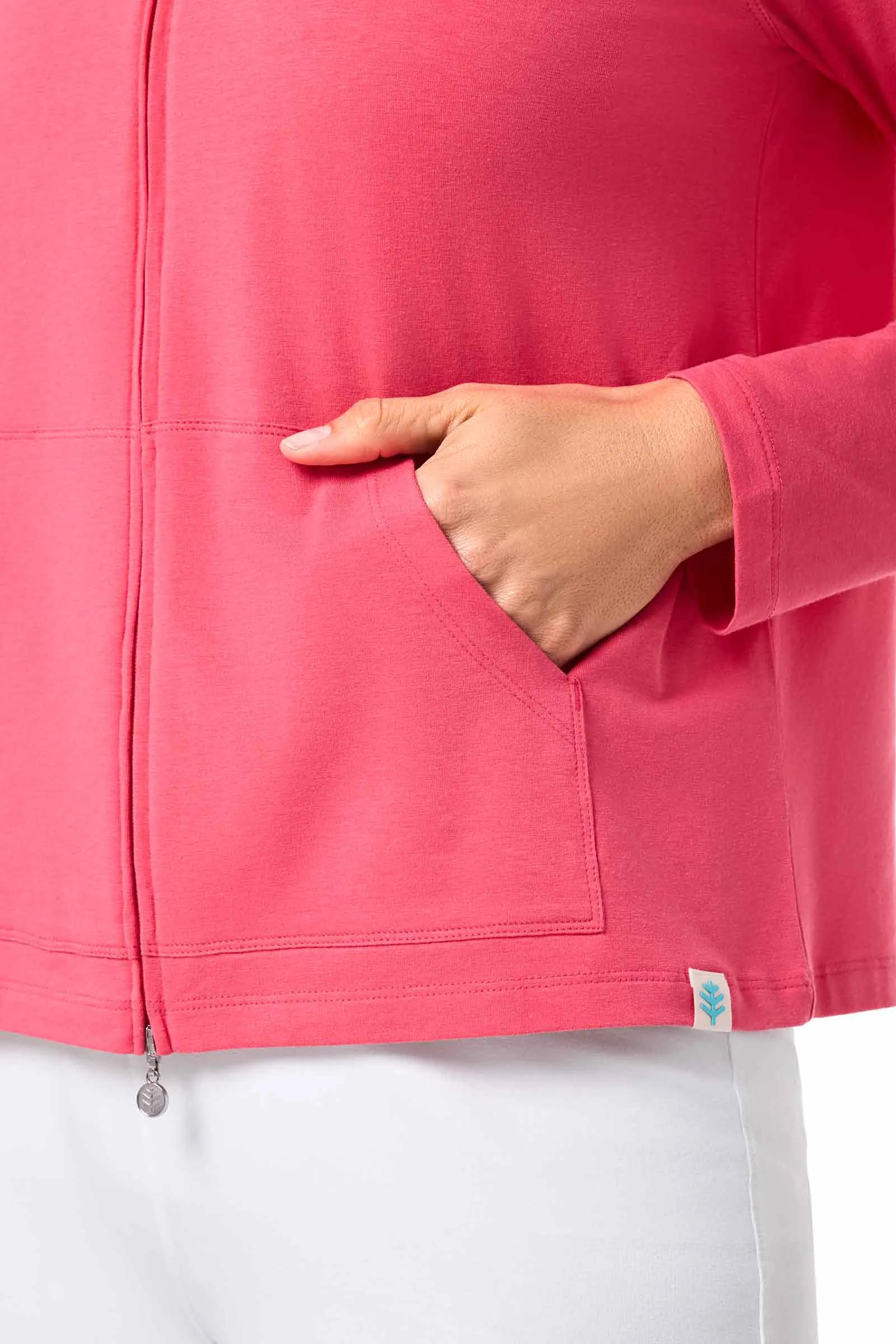 Women's Seaside Hoodie | Sunkist Coral