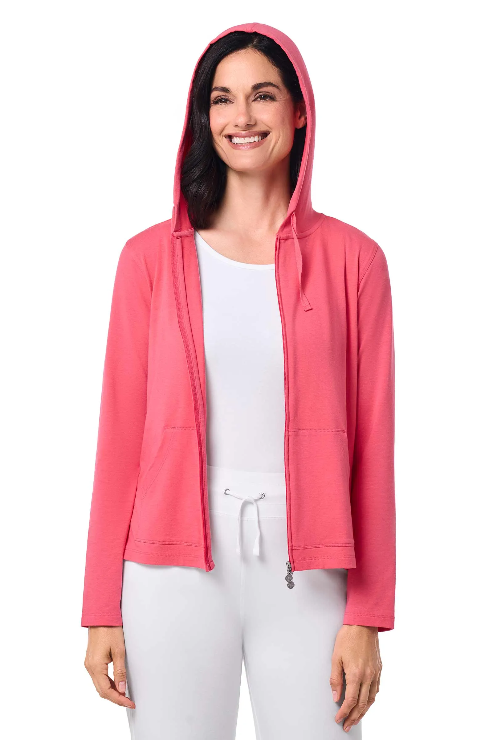 Women's Seaside Hoodie | Sunkist Coral