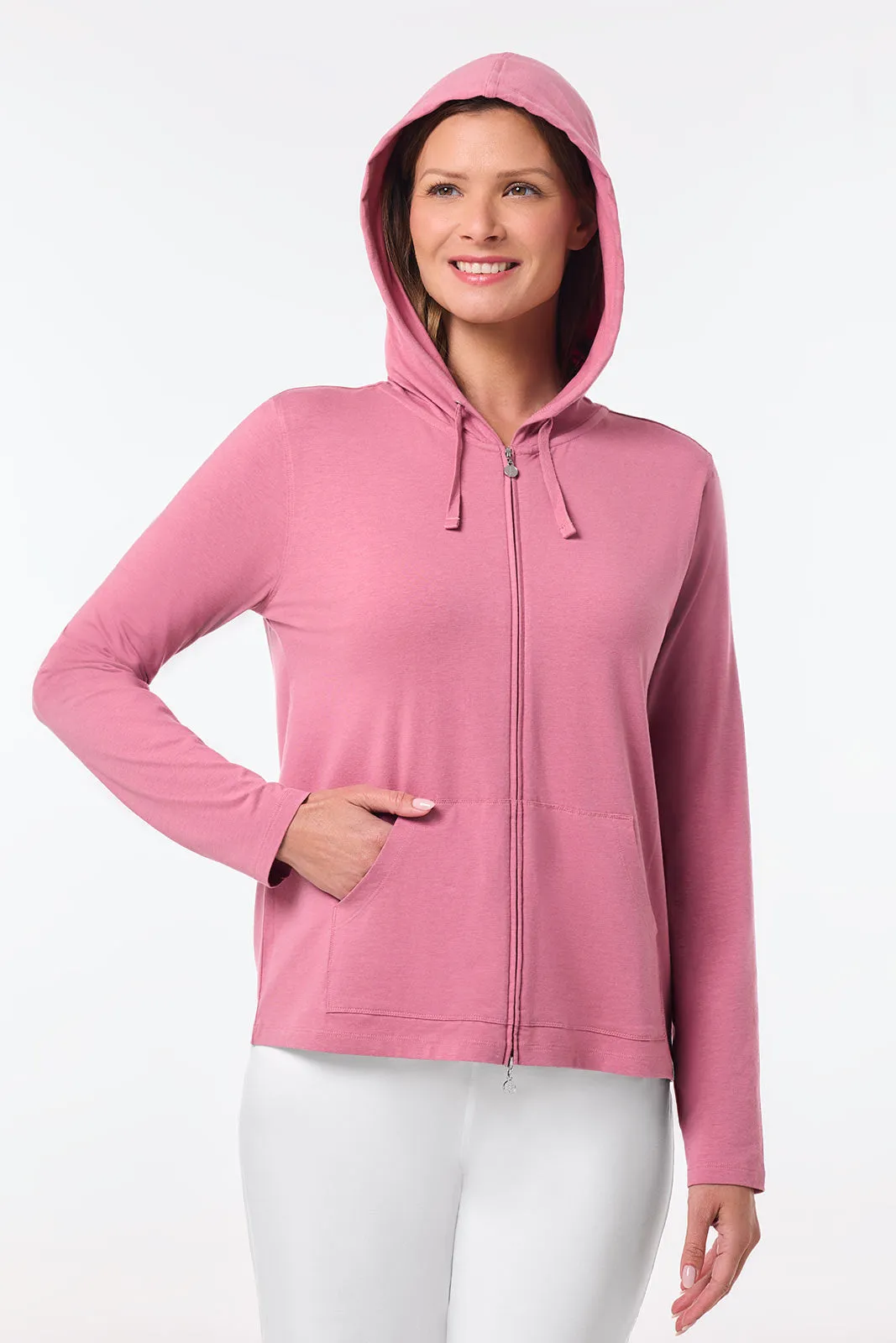 Women's Seaside Hoodie | Terracotta Rose