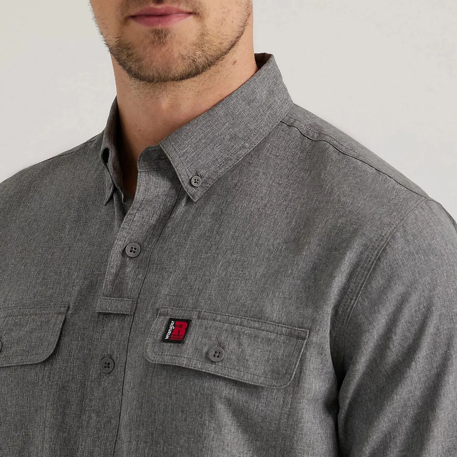 Wrangler® RIGGS® Men's Lightweight Moisture-Wicking Short Sleeve Work Shirt
